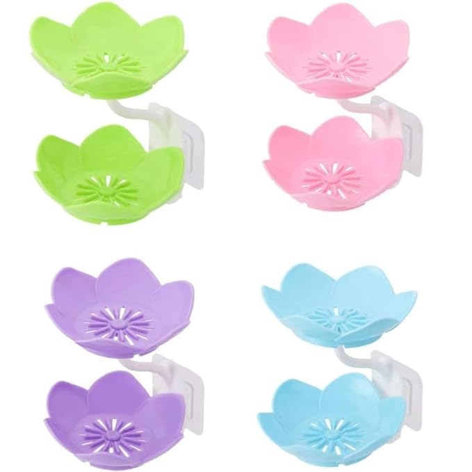 Wall Mounted Lotus Flower Shaped Soap Holder