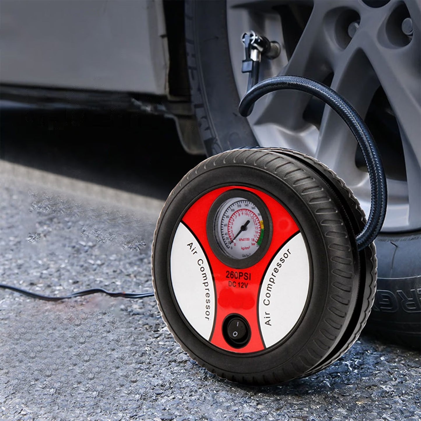 Portable 260PSI Car Air Pump
