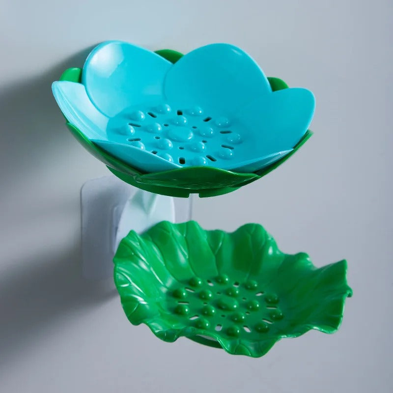 Wall Mounted Lotus Flower Shaped Soap Holder