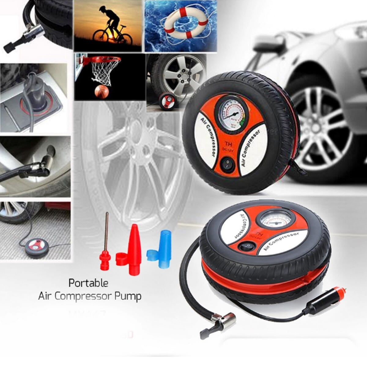 Portable 260PSI Car Air Pump