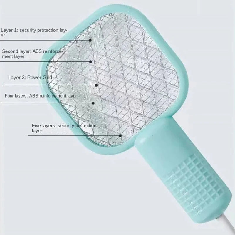 Rechargeable Electric Mosquito Killer Racket – High Voltage Fly Swatter