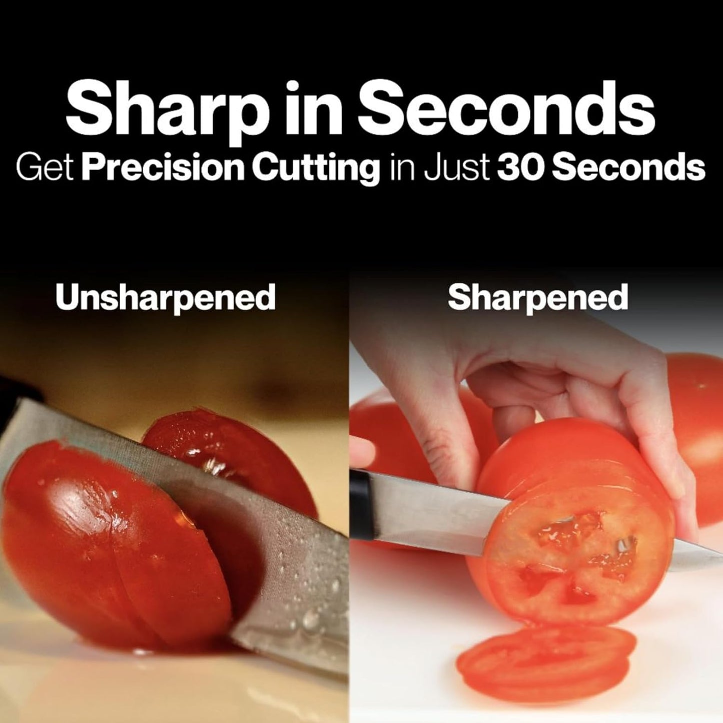 Stage Professional Knife Sharpener – Manual Kitchen Knife Sharpening Tool with Anti-Slip Base & Ergonomic Handle