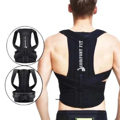 Posture Corrector Belt for Men & Women – Back Support & Spine Alignment Brace | Relieves Back, Neck & Shoulder Pain (L Size)