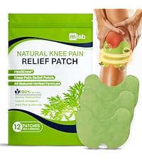 Natural Herbal Knee Pain Relief Patch (12 Pcs) – Self-Heating Joint & Muscle Therapy Pads for Arthritis & Pain Relief