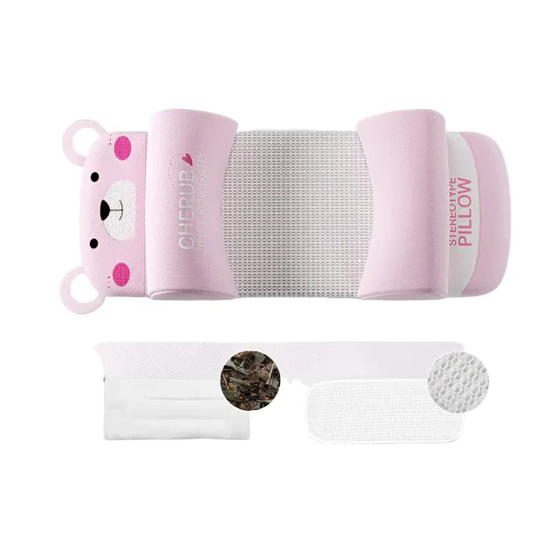 Adjustable Newborn Baby Head Shaping Pillow – Anti Flat Head Soft Support Cushion