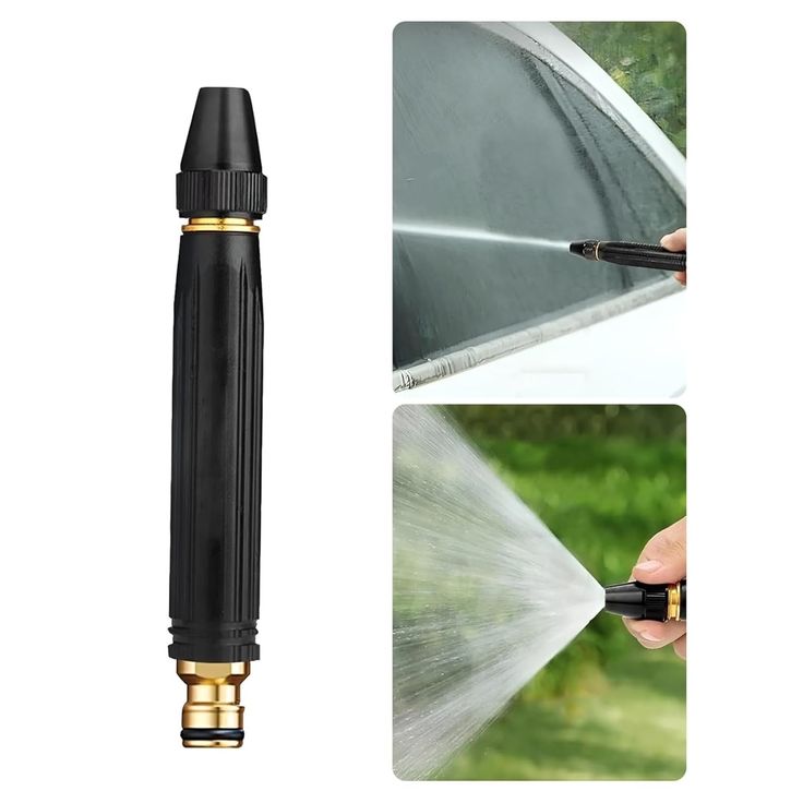 High Pressure Adjustable Nozzle Water Spray Gun – Durable Metal Body for Garden & Cleaning Use
