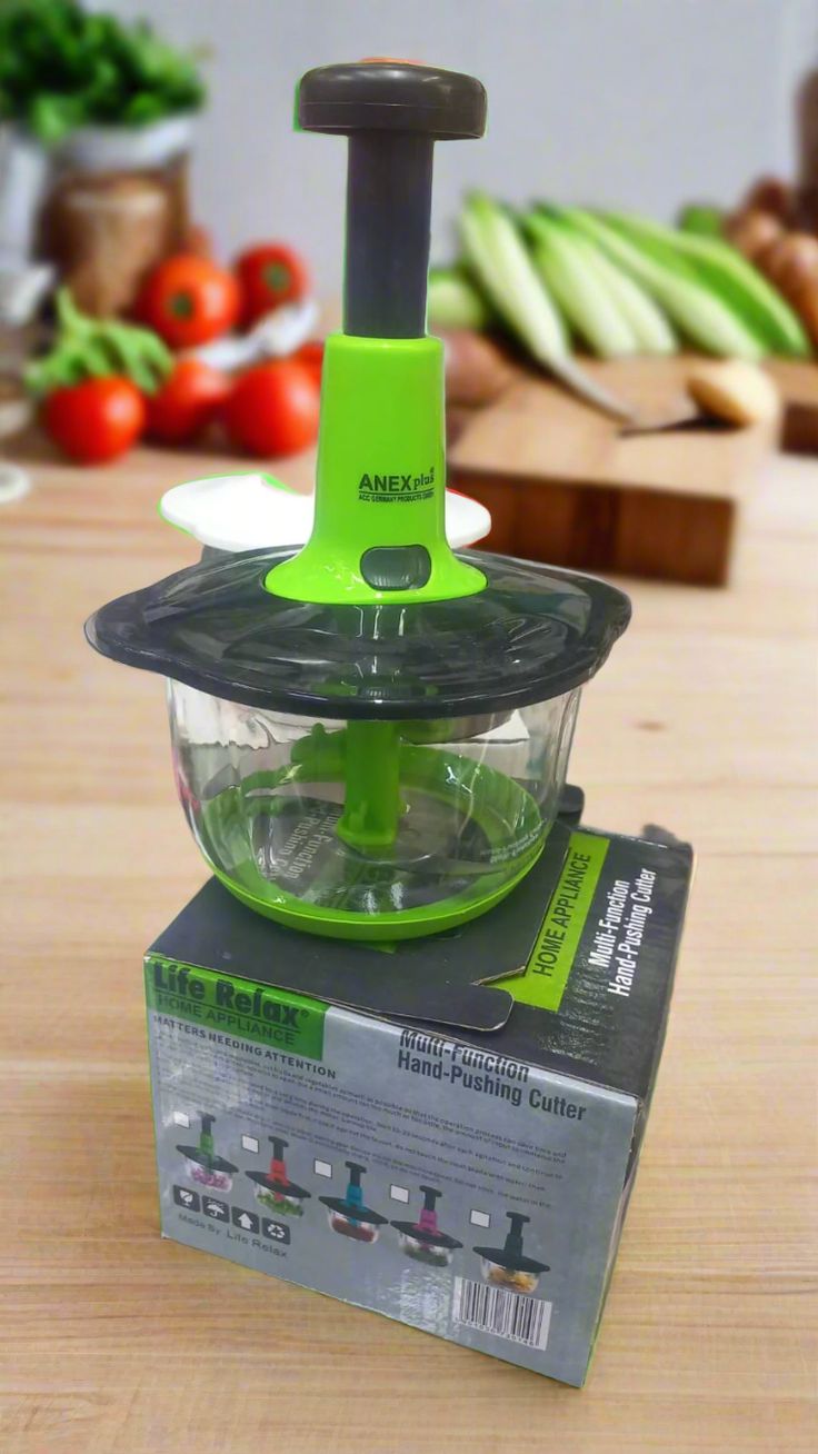 1.5L Push Chopper | Hand Press Manual Push Chopper For Kitchen Use