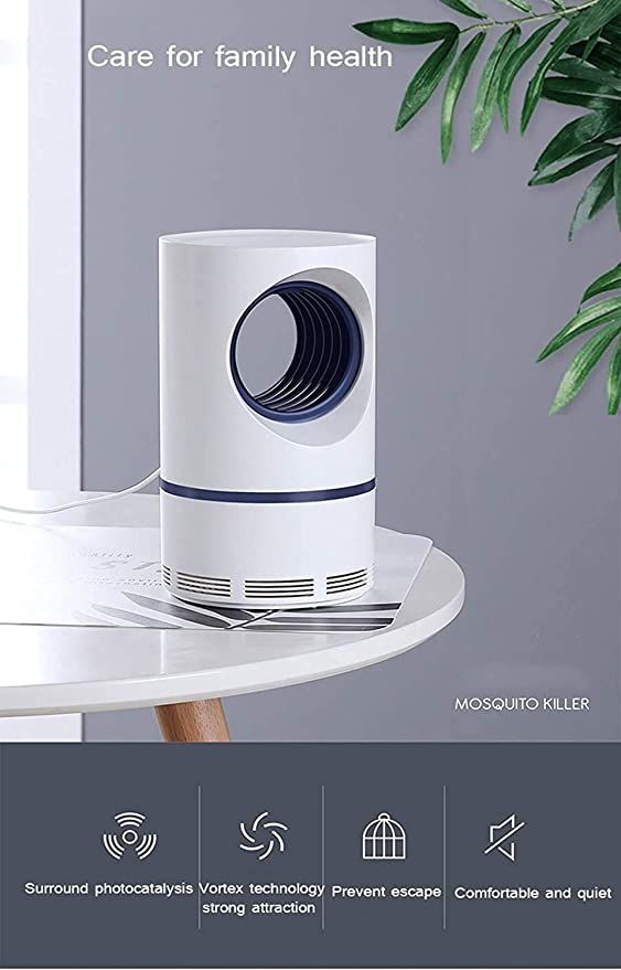 Mosquito Killer Lamp Durable Quality Effective Performance Perfect Choice For Bedroom Office Garden Travel And Household Needs