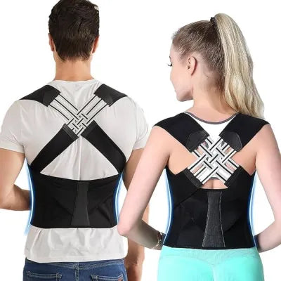 Posture Corrector Belt for Men & Women – Back Support & Spine Alignment Brace | Relieves Back, Neck & Shoulder Pain (L Size)