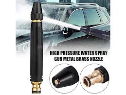 High Pressure Adjustable Nozzle Water Spray Gun – Durable Metal Body for Garden & Cleaning Use