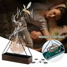 Simple Triangle-Shaped Iron Mosquito Coil Holder – Creative Hanging & Standing Incense Burner (Pack of 1)