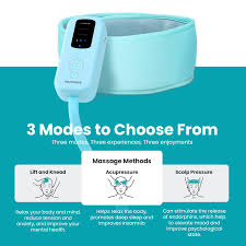 360° Electric Head Massager with Heat & Air Compression
