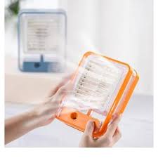 Mini Air Cooler USB Rechargeable Portable Fan with Humidifier & 3 Speeds