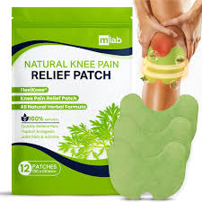 Natural Herbal Knee Pain Relief Patch (12 Pcs) – Self-Heating Joint & Muscle Therapy Pads for Arthritis & Pain Relief