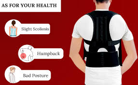 Posture Corrector Belt for Men & Women – Back Support & Spine Alignment Brace | Relieves Back, Neck & Shoulder Pain (L Size)