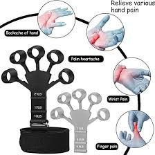 Silicone Grip Strengthener – Finger Stretcher Hand Trainer for Grip, Wrist & Forearm Fitness (1Pc)