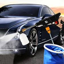 Automatic Cordless Car Wash Spray Gun | 48V High Pressure Lithium Battery | Wireless Foam Jet Washer