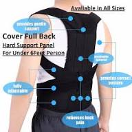 Posture Corrector Belt for Men & Women – Back Support & Spine Alignment Brace | Relieves Back, Neck & Shoulder Pain (L Size)