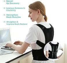 Posture Corrector Belt for Men & Women – Back Support & Spine Alignment Brace | Relieves Back, Neck & Shoulder Pain (L Size)