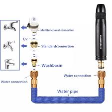 High Pressure Adjustable Nozzle Water Spray Gun – Durable Metal Body for Garden & Cleaning Use